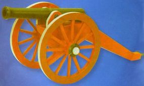 Darice Civil War Cannon Wooden Model Kit (9.5''x4.4'') Premium Wooden Construction Kit #919301 Darice Civil War Cannon Wooden Model Kit (9.5''x4.4'') Premium Wooden Construction Kit #919301