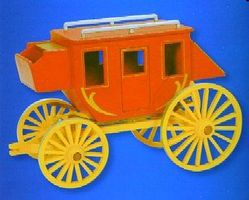 Darice Stagecoach Wooden Model Kit (9''x6'') Premium Wooden Construction Kit #919302 Darice Stagecoach Wooden Model Kit (9''x6'') Premium Wooden Construction Kit #919302