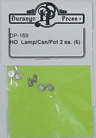 Durango HO Lamp/Can/Pot 2 ea(6) Durango HO Lamp/Can/Pot 2 ea(6)
