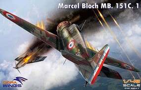 Dora 1/48 Marcel Bloch MB151C1 Fighter (New Tool) Dora 1/48 Marcel Bloch MB151C1 Fighter (New Tool)