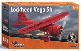 Dora 1/48 Lockheed Vega 5b Amelia Earhart Aircraft (New Tool) Dora 1/48 Lockheed Vega 5b Amelia Earhart Aircraft (New Tool)