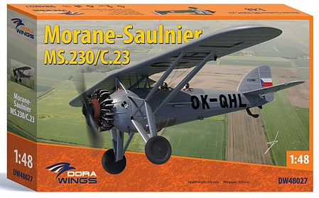 Dora Morane-Saulnier MS230/C23 Aircraft Plastic Model Airplane Kit 1/48 Scale #48027