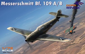 Dora Messerschmitt Bf109A/B Legion Condor Aircraft Plastic Model Airplane Kit 1/72 #72011
