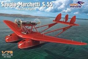 Dora 1/72 Savoia Marchetti S55 Record Flight Flying Boat Aircraft w/Resin Engine (9''L, 13'' Wingspan) Dora 1/72 Savoia Marchetti S55 Record Flight Flying Boat Aircraft w/Resin Engine (9''L, 13'' Wingspan)