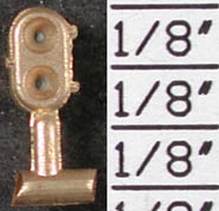 Detail-Assoc Hdlt Pyle Dual Gyra Brass - HO-Scale