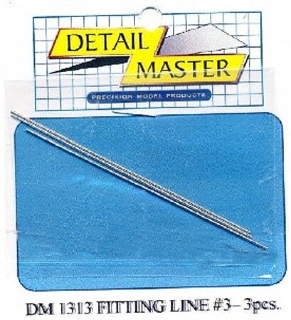 Detail-Master Fitting Line #3 .035 (5pc) Plastic Model Vehicle Accessory 1/24-1/25 Scale #1313