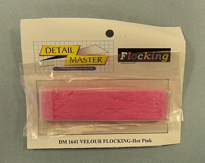 Detail-Master Velour Flocking Hot Pink Plastic Model Vehicle Accessory Kit 1/24-1/25 Scale #1641
