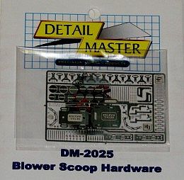 Detail-Master Blower Scoop Hardware Kit Plastic Model Vehicle Accessory Kit 1/24 Scale #2025
