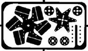 Detail-Master Flex Fan Kit 13 Dia. (1pc) Plastic Model Vehicle Accessory Kit 1/24 Scale #2051 Detail-Master Flex Fan Kit 13 Dia. (1pc) Plastic Model Vehicle Accessory Kit 1/24 Scale #2051