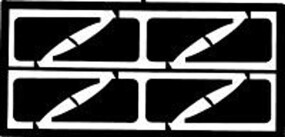 Detail-Master Large Mud Flaps (8pc) Plastic Model Vehicle Accessory Kit 1/24 Scale #2070 Detail-Master Large Mud Flaps (8pc) Plastic Model Vehicle Accessory Kit 1/24 Scale #2070