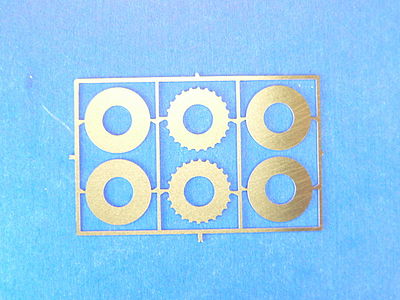 Detail-Master Vented Disc Brakes 11 Solid Plastic Model Vehicle Accessory Kit 1/24 Scale #2230