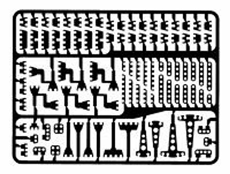 Detail-Master Ignition Wire Looms #1 Plastic Model Vehicle Accessory Kit 1/24-1/25 Scale #2360