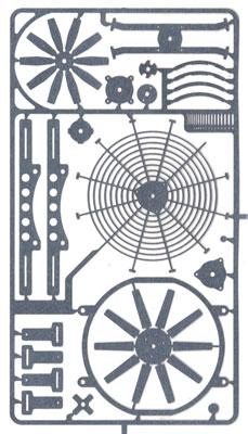 Detail-Master Electric Fan Kit Plastic Model Vehicle Accessory Kit 1/24-1/25 Scale #2390