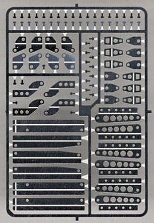 Detail-Master Stock Car Hood Hinges & Supports Plastic Model Vehicle Accessory 1/24-1/25 Scale #2450