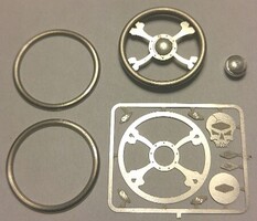 Detail-Master Toxic Billet Steering Wheel Kit Plastic Model Vehicle Accessory 1/24-1/25 Scale #3123 Detail-Master Toxic Billet Steering Wheel Kit Plastic Model Vehicle Accessory 1/24-1/25 Scale #3123