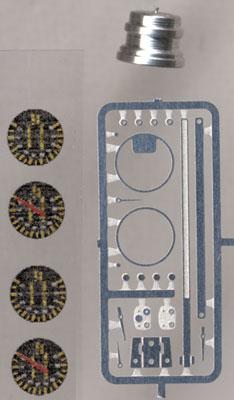 Detail-Master Tachometer Plastic Model Vehicle Accessory Kit 1/24 Scale #3220