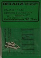 Details-West Caboose Smokestack Vent Antenna Set WP HO Scale Miscellaneous Train Part #1019 Details-West Caboose Smokestack Vent Antenna Set WP HO Scale Miscellaneous Train Part #1019