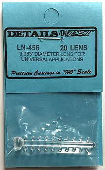 Details West 301 x HO Ditch Lights w/Lenses & Bullbs Late Style 