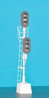 Details-West 3-Color D Sgnl w/Visors HO-Scale Details-West 3-Color D Sgnl w/Visors HO-Scale