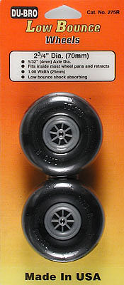 Du-bro Smooth Wheels,2-3/4