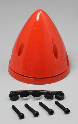 Du-bro 4 Pin Spinner,2-3/4 Red