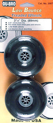 Du-bro Treaded Wheels 3-1/2 (2)