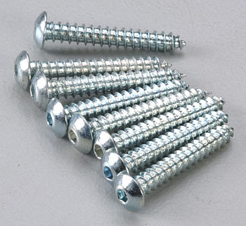 Du-bro Button Head Screws, 4 x 3/4 (8)