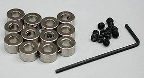 Du-bro (bulk of 3) 3/16'' Plated Brass Dura-Collars Bulk (QTY/PKG- 12 )