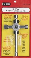 Du-bro 4-Way Socket Wrench XL (QTY/PKG- 1 )