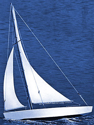 Dumas Ace Sloop Sailboat 17 Kit Wooden Boat Model Kit #1102