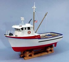 24 Jolly Jay Fishing Trawler Boat Kit Wooden Boat Model Kit #1231