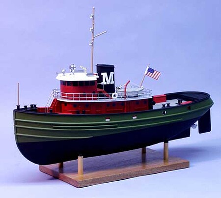 Dumas Carol Moran Harbor Tug 17-3/4 RC Wooden Scale Powered Boat Kit #1250