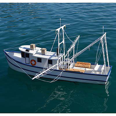 Dumas Rusty the Shrimp Boat Kit 36 RC Wooden Scale Powered Boat Kit #1271