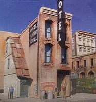 Downtown-Deco Skid Row Part Three Kit HO Scale Model Railroad Building #1033