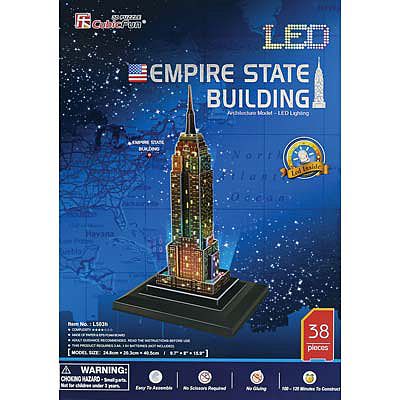 Daron 3D LED Empire State Building 38pc Puzzle