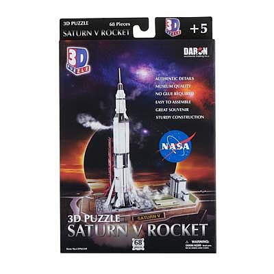 Daron Saturn V Rocket 3D 68pcs 3D Jigsaw Puzzle #653h