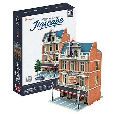 Daron JigScape HO 3D West End Theatre (55pcs) 3D Jigsaw Puzzle #ho4101h