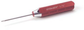 Dyna Machined Hex Driver, Red- 1/16''