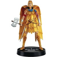 Eaglemoss Golden Eagle Armor Wonder Woman & Magazine Plastic Model Fantasy Figure #98516