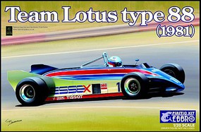 Ebbro 1/20 1981 Lotus Type 88 Team Lotus F1 Race Car Ebbro 1/20 1981 Lotus Type 88 Team Lotus F1 Race Car