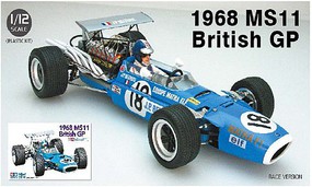 Ebbro 1/12 1968 MS11 British Grand Prix Race Car Ebbro 1/12 1968 MS11 British Grand Prix Race Car