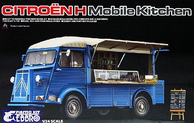 Ebbro 1/24 Citroen Type H Mobile Kitchen Truck w/Interior Details