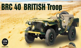Ebbro Bantam BRC40 British Troop Recon Vehicle Plastic Model Car Vehicle Kit 1/24 Scale #25018