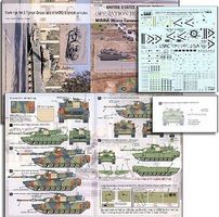 Echelon USMC M1A1HA Abrams OIF Pt.2 (Re-Issue) Plastic Model Tank Decal 1/35 Scale #35006