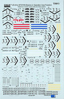 Echelon US 3rd Inf Div M1A1HA Abrams Pt1 Plastic Model Tank Decal 1/35 Scale #35013 Echelon US 3rd Inf Div M1A1HA Abrams Pt1 Plastic Model Tank Decal 1/35 Scale #35013