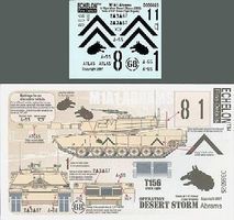 Echelon M1A1 Abrams 3-67 Armor Tiger Brigade Plastic Model Tank Decal 1/35 Scale #356025 Echelon M1A1 Abrams 3-67 Armor Tiger Brigade Plastic Model Tank Decal 1/35 Scale #356025