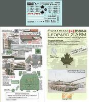 Echelon Canadian Leopard A6M Afghanistan Plastic Model Tank Decal 1/35 Scale #356044 Echelon Canadian Leopard A6M Afghanistan Plastic Model Tank Decal 1/35 Scale #356044