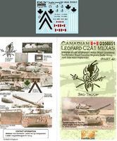 Echelon Canadian Leopard C2A1 MEXAS 3rd Troop Pt4 Plastic Model Tank Decal 1/35 Scale #356051 Echelon Canadian Leopard C2A1 MEXAS 3rd Troop Pt4 Plastic Model Tank Decal 1/35 Scale #356051