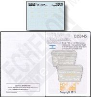 Echelon IDF 7.62mm M19A1 Ammunition Box Labels Plastic Model Military Decal 1/35 Scale #356145 Echelon IDF 7.62mm M19A1 Ammunition Box Labels Plastic Model Military Decal 1/35 Scale #356145