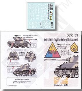 Echelon Hell Hath no Fury Like an Easy Eight Scorned Plastic Model Military Decal 1/35 #356189 Echelon Hell Hath no Fury Like an Easy Eight Scorned Plastic Model Military Decal 1/35 #356189